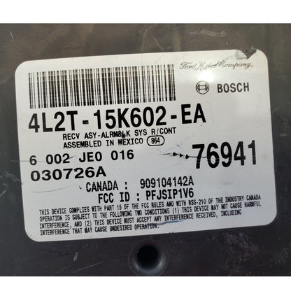 ✅ 04 FORD EXPLORER Keyless Entry Theft Module 4L2T-15K602-EA