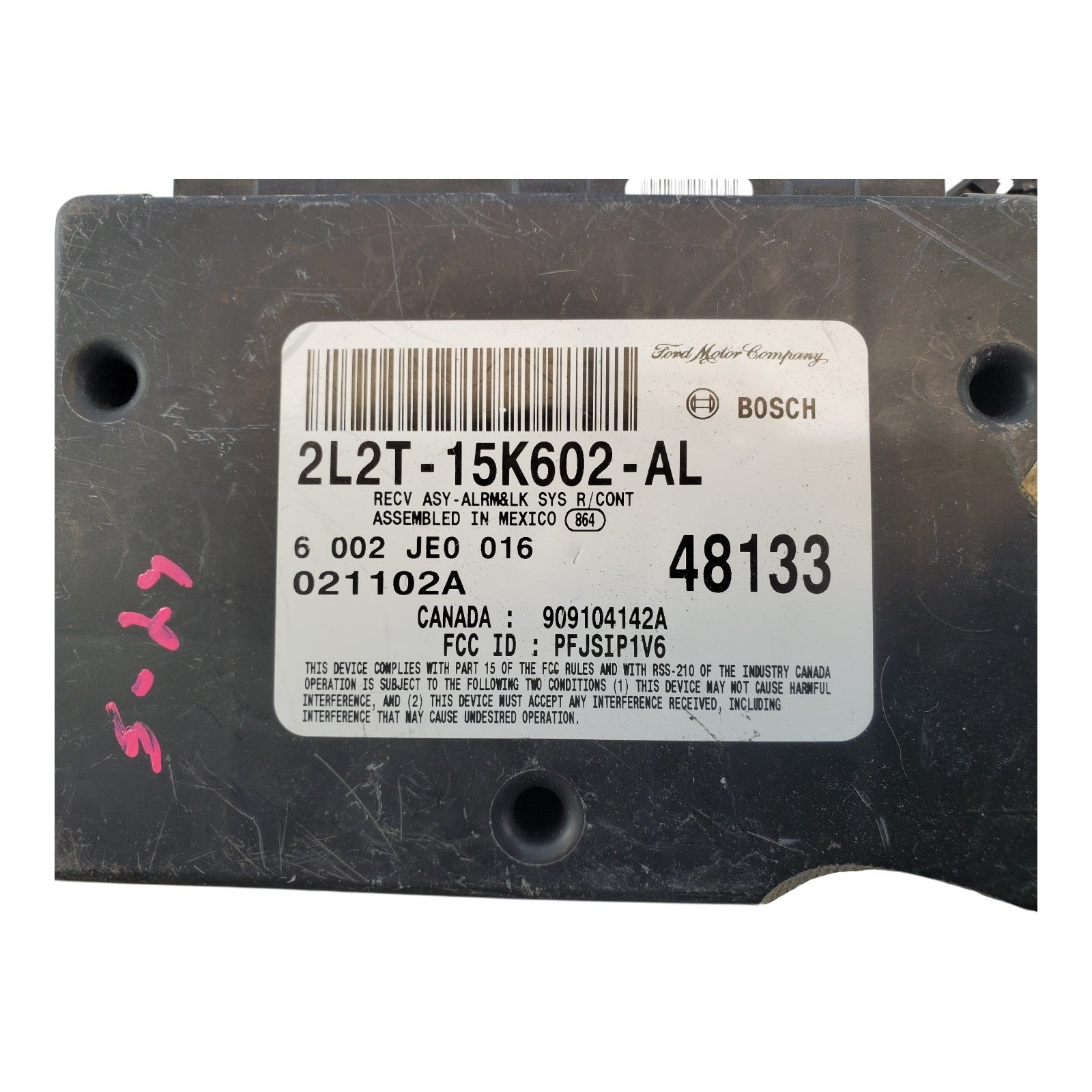2003 Ford Explorer Mountaineer Keyless Entry Anti-Theft Module 2L2T-15K602-al