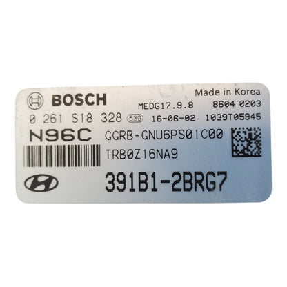 15 16 17 HYUNDAI ACCENT ENGINE COMPUTER MODULE OEM 391B1-2BRG7