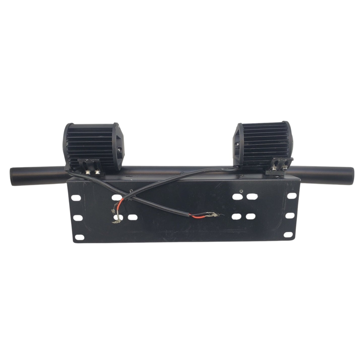 Car Bull Bar Front Bumper License Plate Working Light Mount Bracket