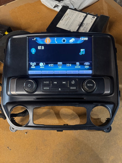 OEM 2014-2015 GMC Sierra 1500 Radio Display Screen With Control Panel 23176315