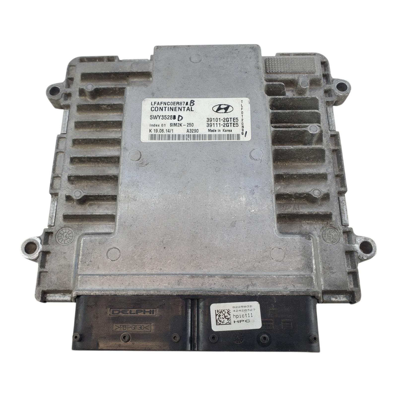 2015 HYUNDAI SONATA 2.4L ENGINE COMPUTER CONTROL MODULE ECU ECM OEM 39101-2GTE5
