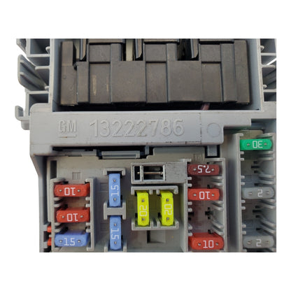2012 CHEVY CRUZE Cabin Fuse Box Relay Junction  13222786