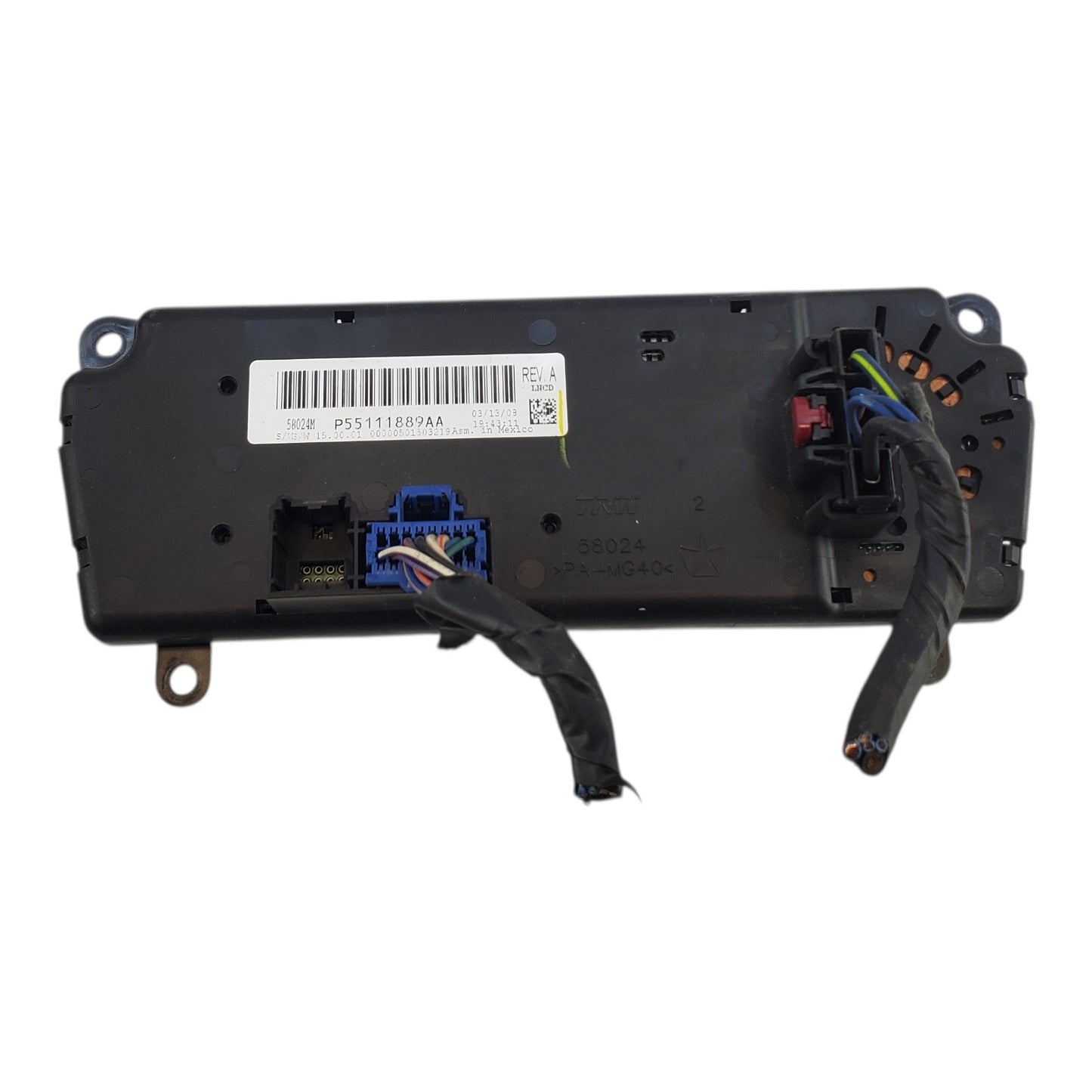 08-09 Dodge Avenger Sebring Manual Heater AC Temperature Control OEM P55111889AA