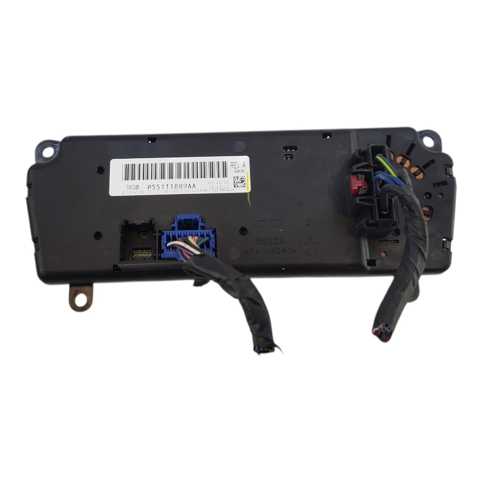 08-09 Dodge Avenger Sebring Manual Heater AC Temperature Control OEM P55111889AA