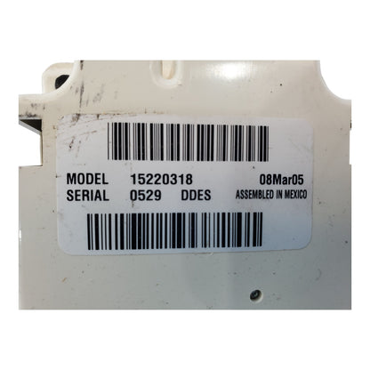 2005 OEM Trailblazer Envoy Heat Temp Climate Control Switch Unit 15220318