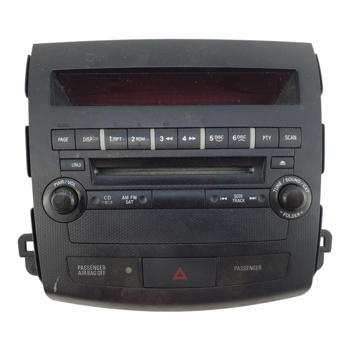 2007 - 2010 Mitsubishi Outlander Radio Face Plate Control Panel (OEM) 8002A073XA