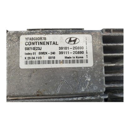 2011 SONATA  ECM ENGINE CONTROL MODULE COMPUTER PCM ECU 39101-2g690
