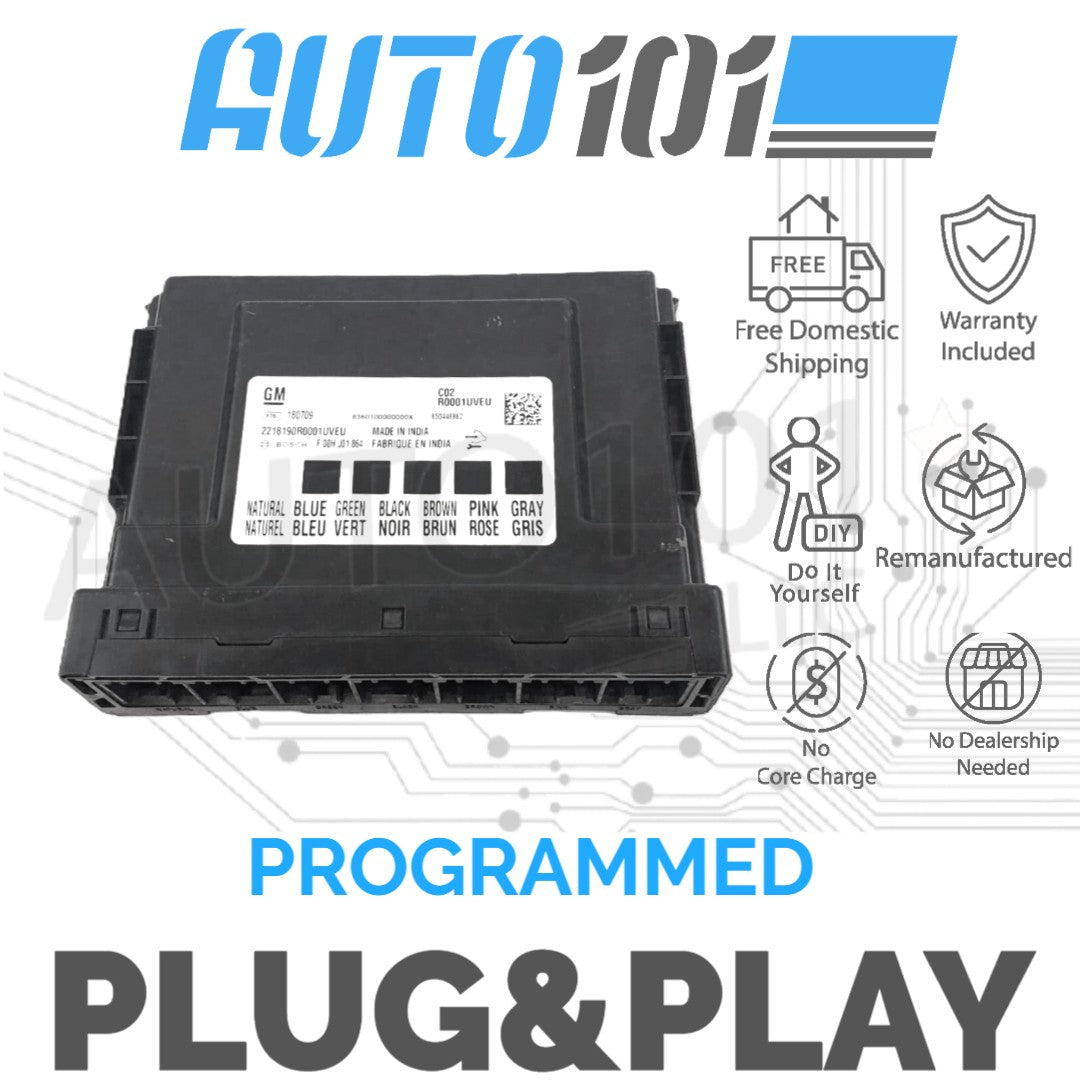 VIN Programmed 2016-2017 Cadillac XTS Body Control Module 13587700 GM