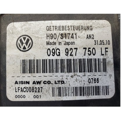 2011 - 2014 Volkswagen Jetta AT TCM Transmission Control Module 09G927750LF