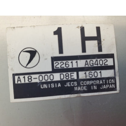 ENGINE COMPUTER SUBARU FORESTER 2002 22611AG402 AT PCM ECM ECU OEM