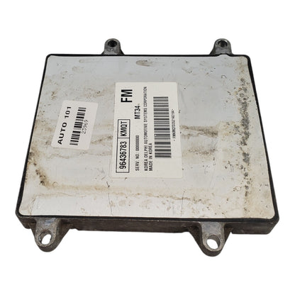 06 CHEVY AVEO ENGINE COMPUTER ECU ECM 96436783 OEM 
