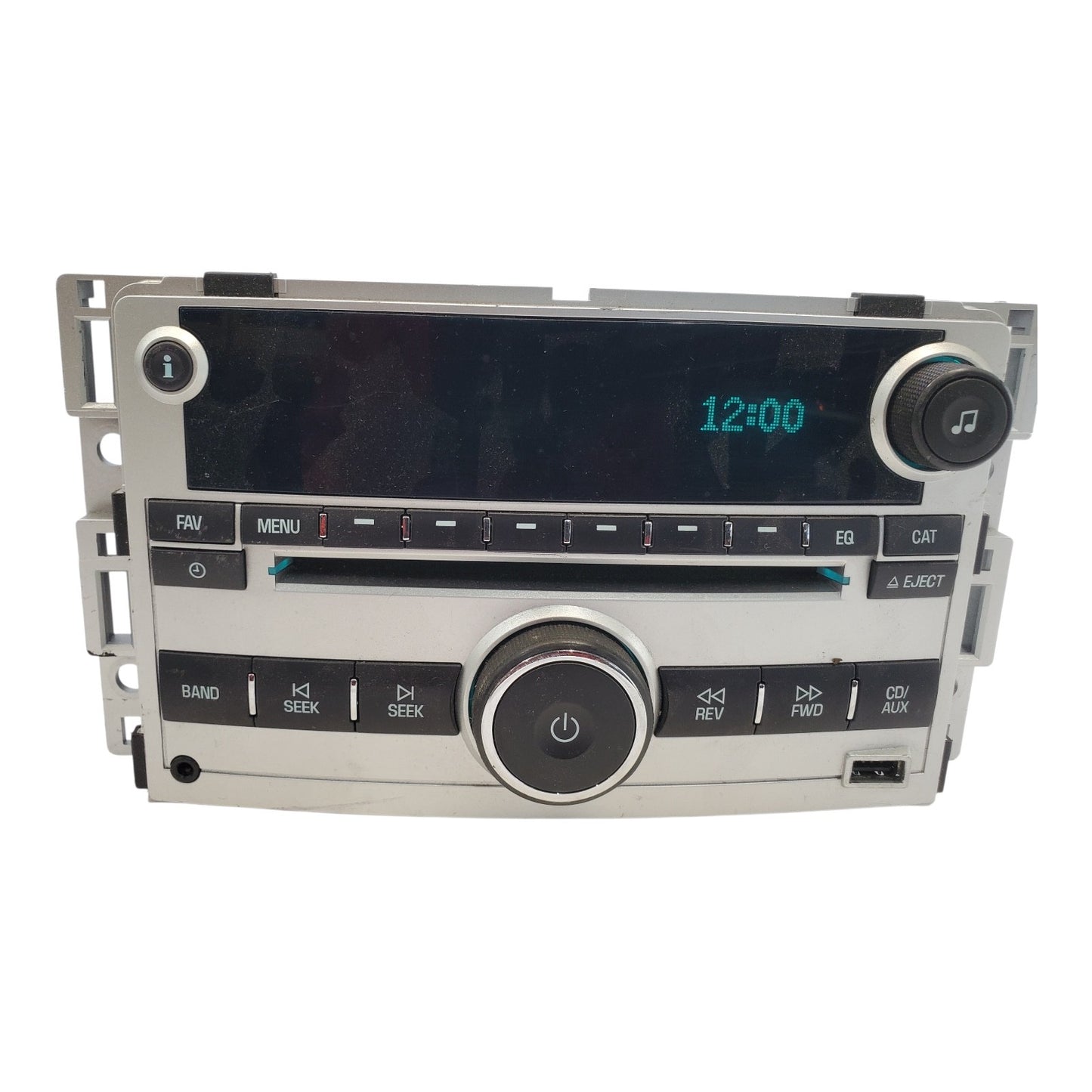 09-12 GM Chevrolet Malibu CD Radio  OEM * 20940843 * “GM775C”
