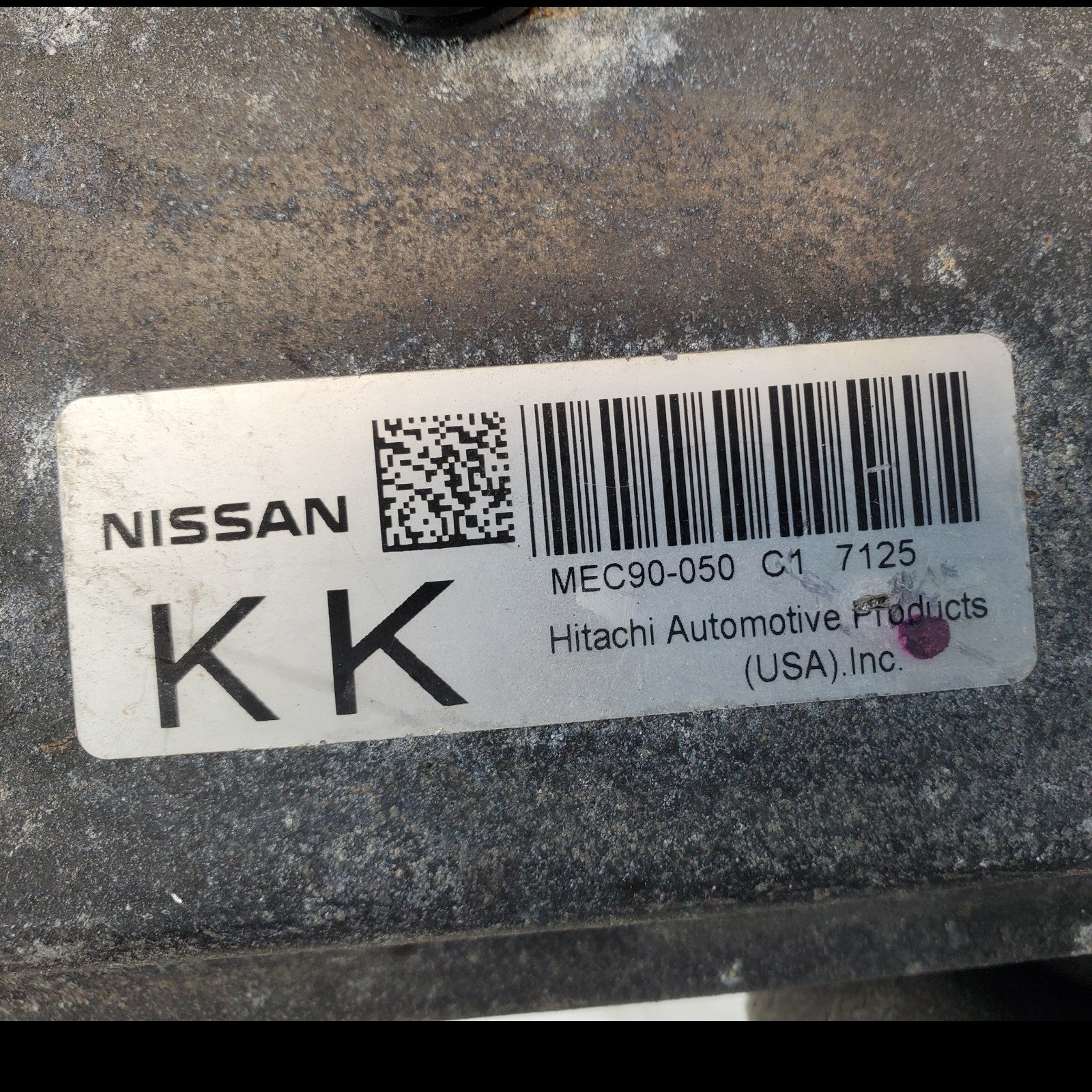 2007 NISSAN SENTRA ECU ECM  MEC 90-050 C1