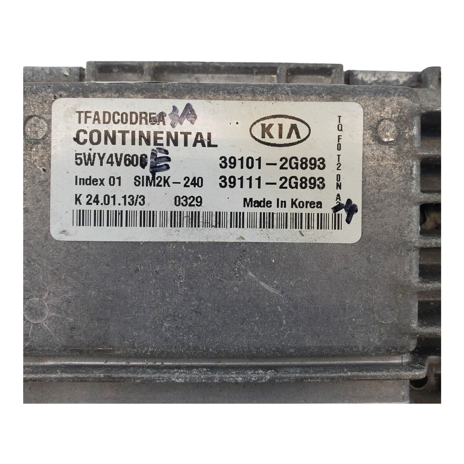 2013 Kia Optima Engine Computer Control Module 39101-2G893 OEM