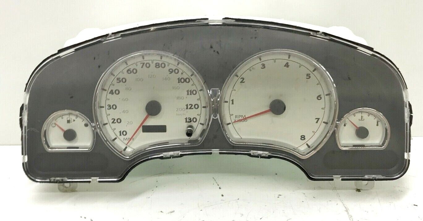 ✅ 06-07 Vue Speedometer Cluster Instrument Panel White Face Gauges Fits GM