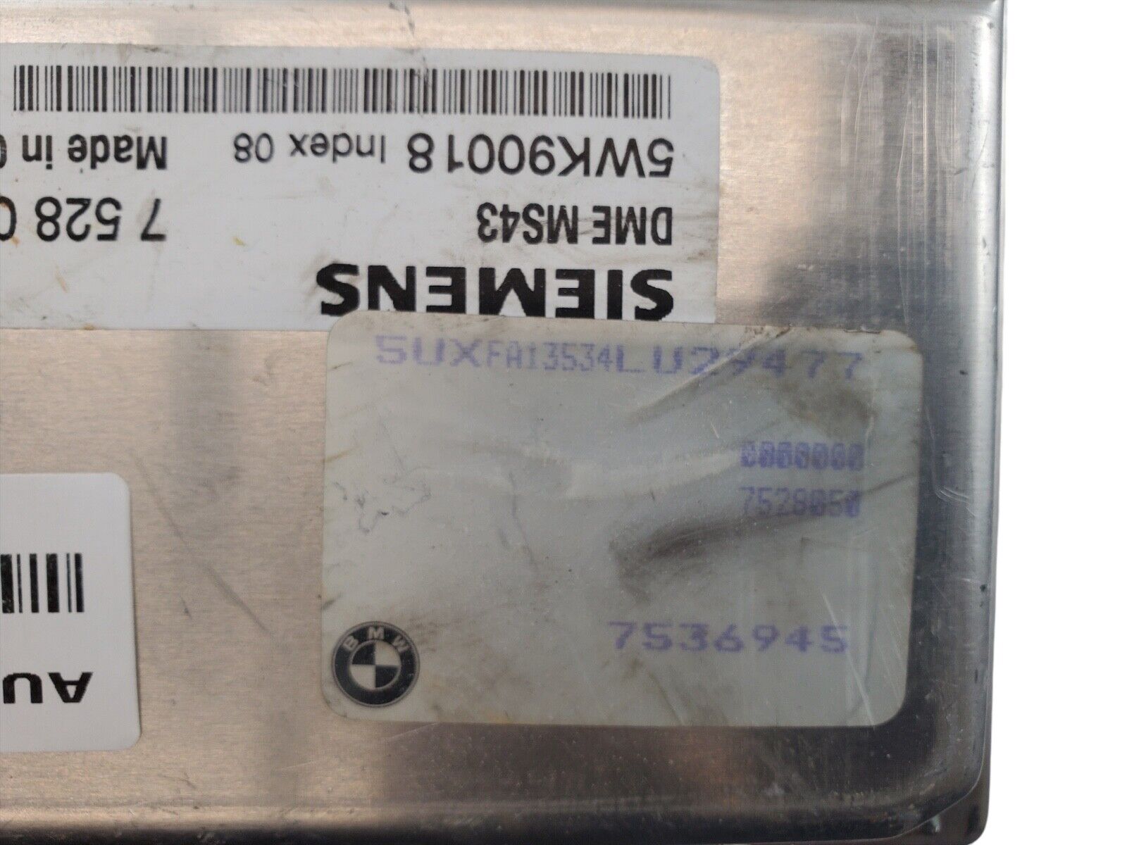 2004 Bmw X5 7 528 050 Computer Brain Engine Control ECU ECM EBX Module