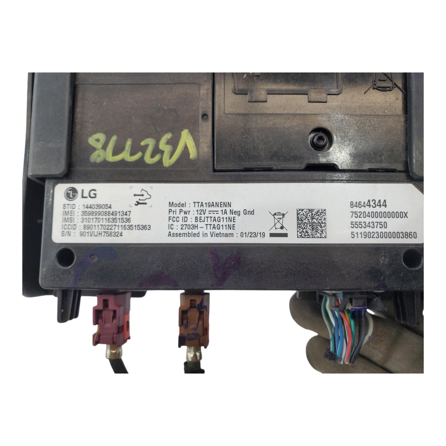 2019-2021 Chevrolet Equinox Telematics Control Module TTA19ANENN