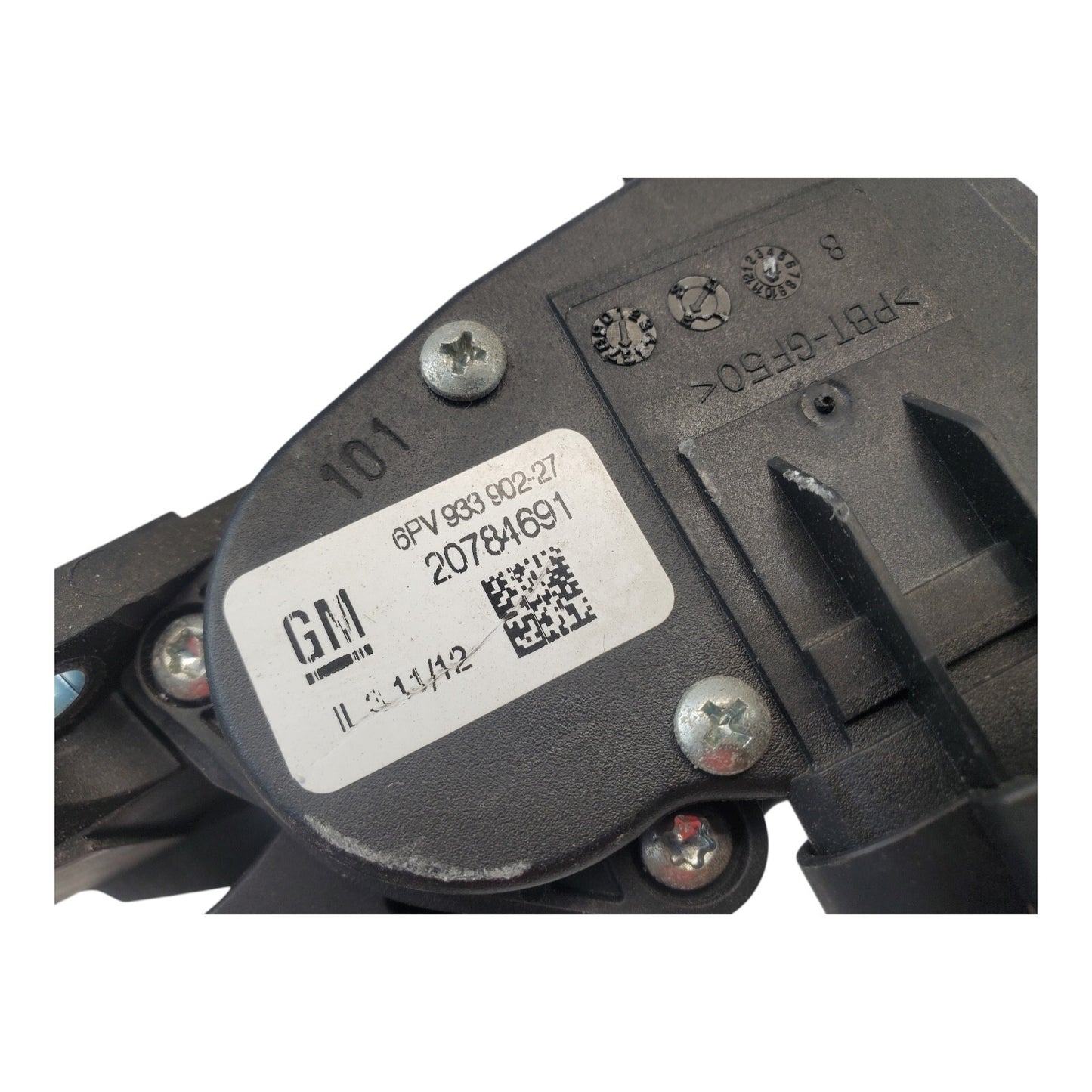 08-10 SATURN VUE ACCELERATOR GAS PEDAL POSITION SENSOR PLUG 20784691