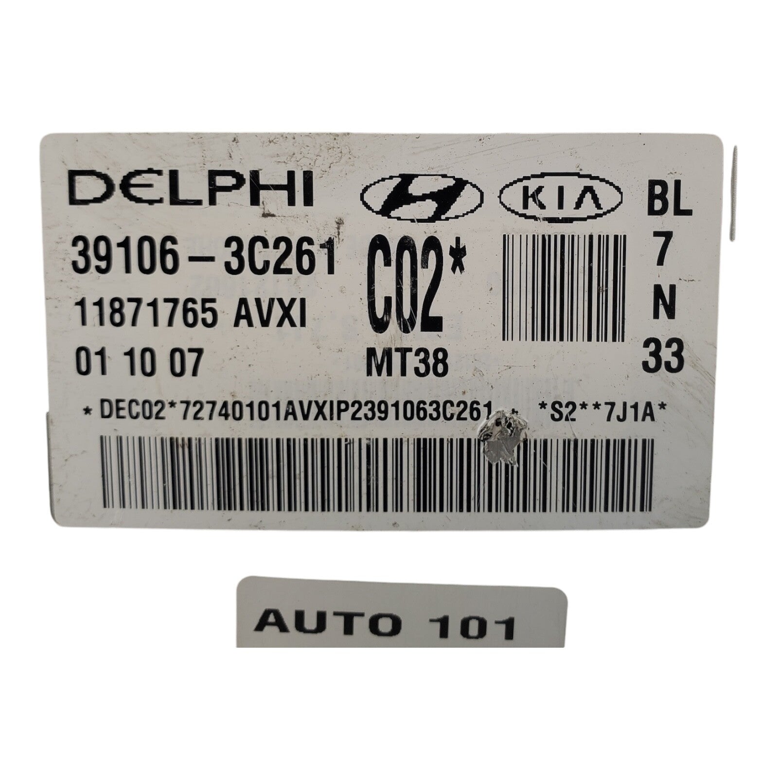 ✅07-09 Kia Sorento 39106-3C261 Computer Brain Engine Control ECU ECM PCM Module