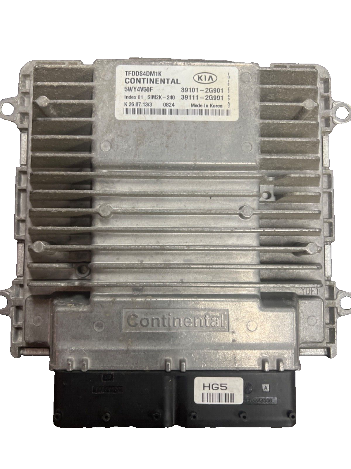 2013 Kia Optima A/T 2.4L ECM ECU Engine Compute Module | 39101-2G901