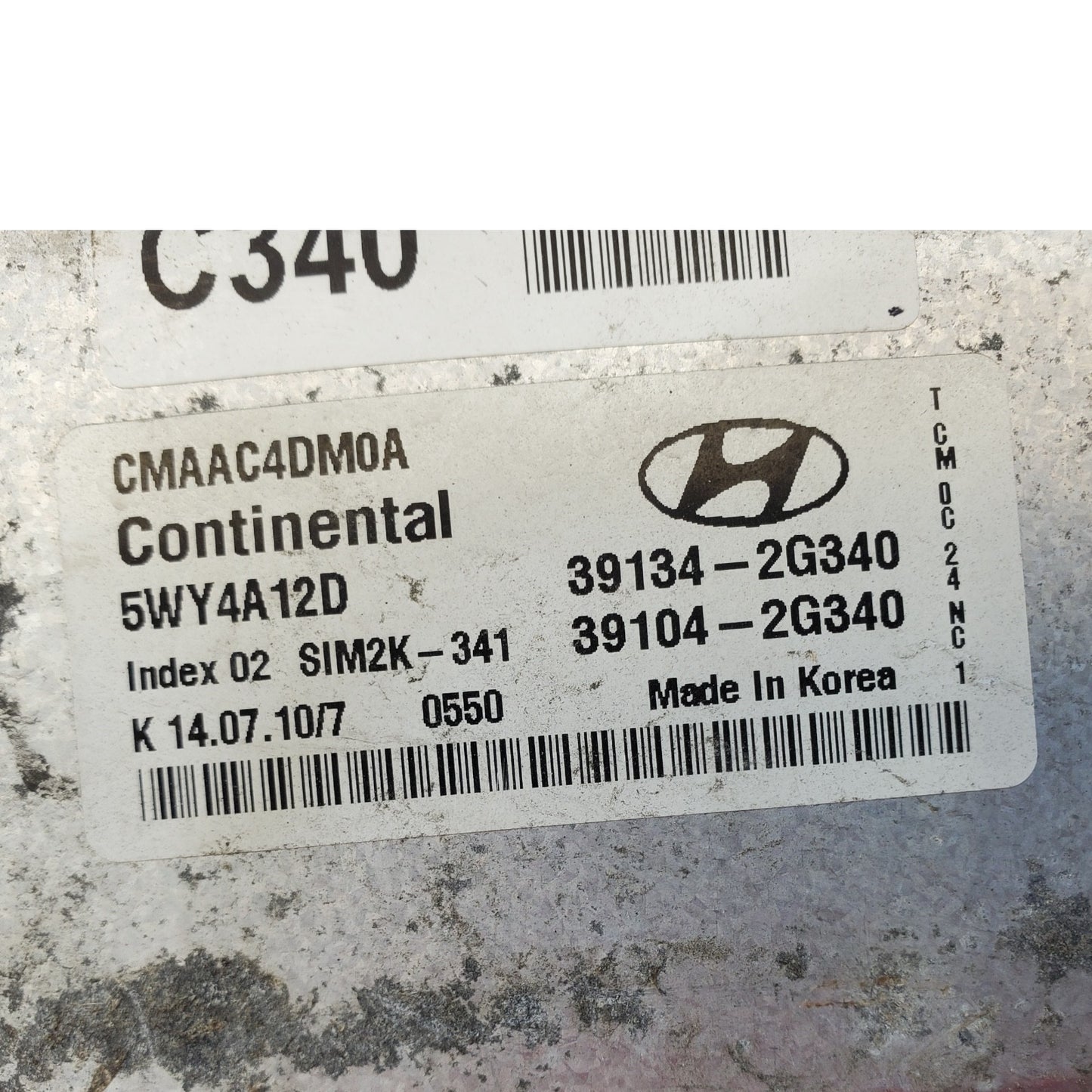 ENGINE COMPUTER HYUNDAI SANTA FE 2010 2011 2012 39104-2G340 39134-2G340 2.4L OEM