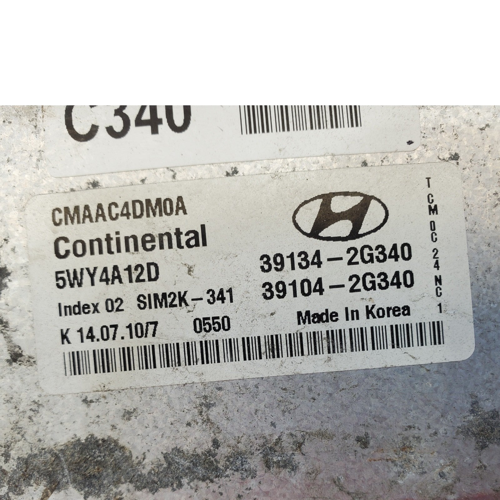 ENGINE COMPUTER HYUNDAI SANTA FE 2010 2011 2012 39104-2G340 39134-2G340 2.4L OEM