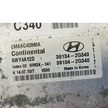 ENGINE COMPUTER HYUNDAI SANTA FE 2010 2011 2012 39104-2G340 39134-2G340 2.4L OEM