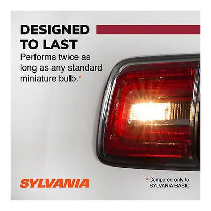 Instrument Panel Light Bulb-SYLVANIA Long Life Blister Pack TWIN