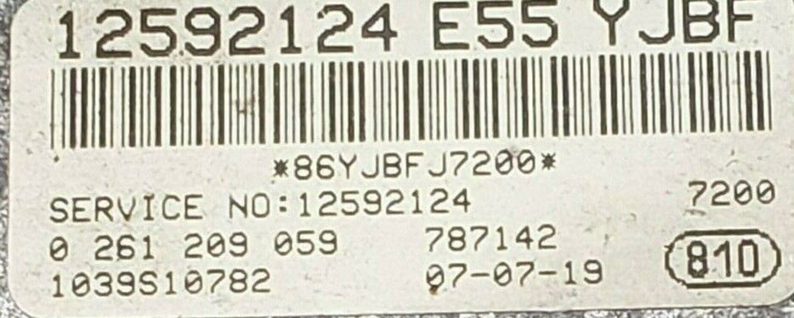 ✅ VIN programmed 04-08 Cadillac CTS SRX Engine Computer Module 12592124