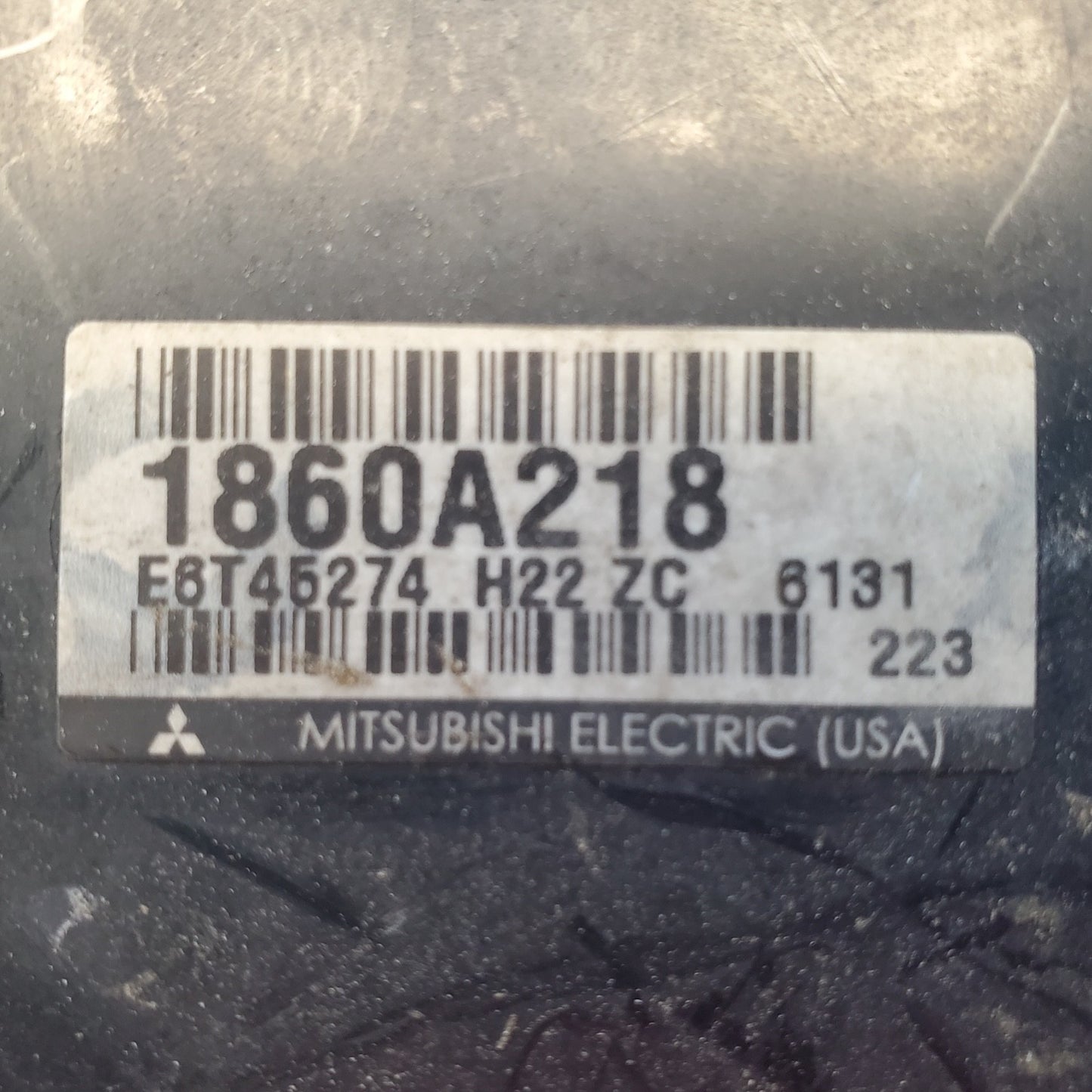 ENGINE COMPUTER MITSUBISHI ECLIPSE 2006 1860A218 E6T45274 2.4L AT PCM ECM OEM