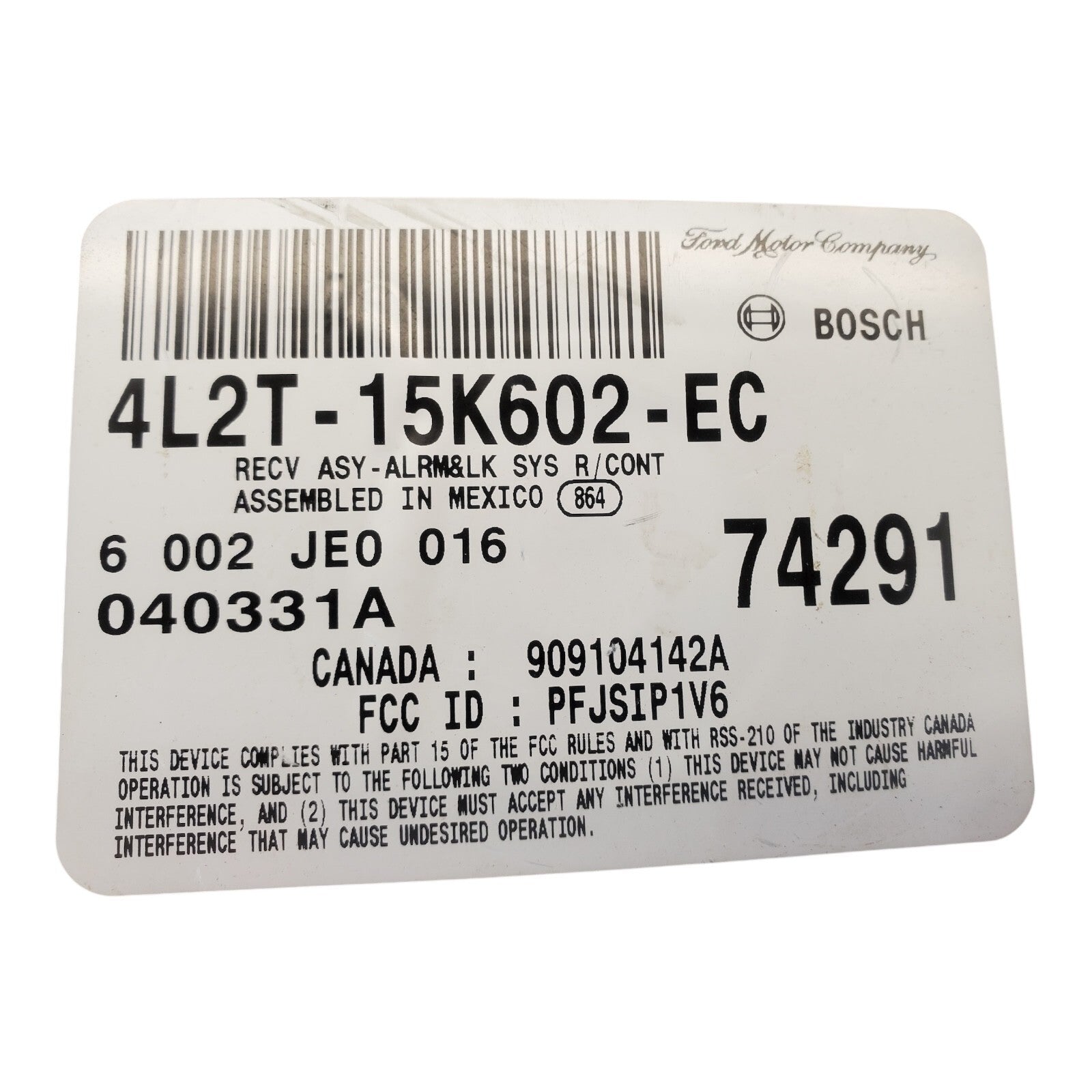 ✅ 04 Ford Explorer KEYLESS ENTRY MODULE 4L2T-15K602-EC