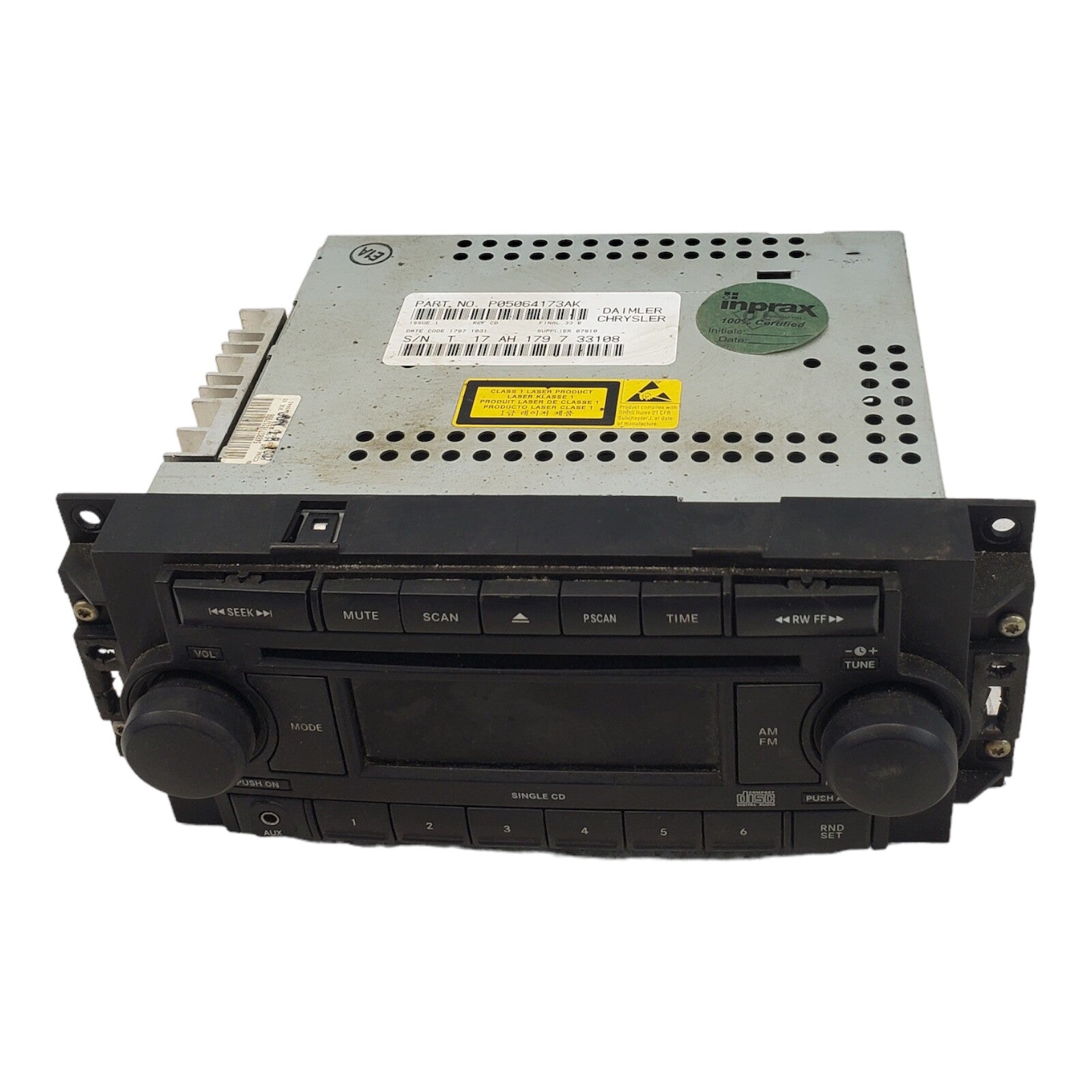 05-08 CHRYSLER 300 JEEP Cherokee DODGE Durango RAM Radio AUX CD Player