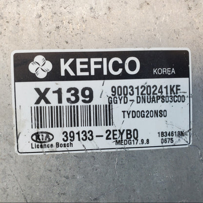 Engine ECM Control Module 2.0L Fits 14 FORTE 39133-2EYB0 391332EYB0