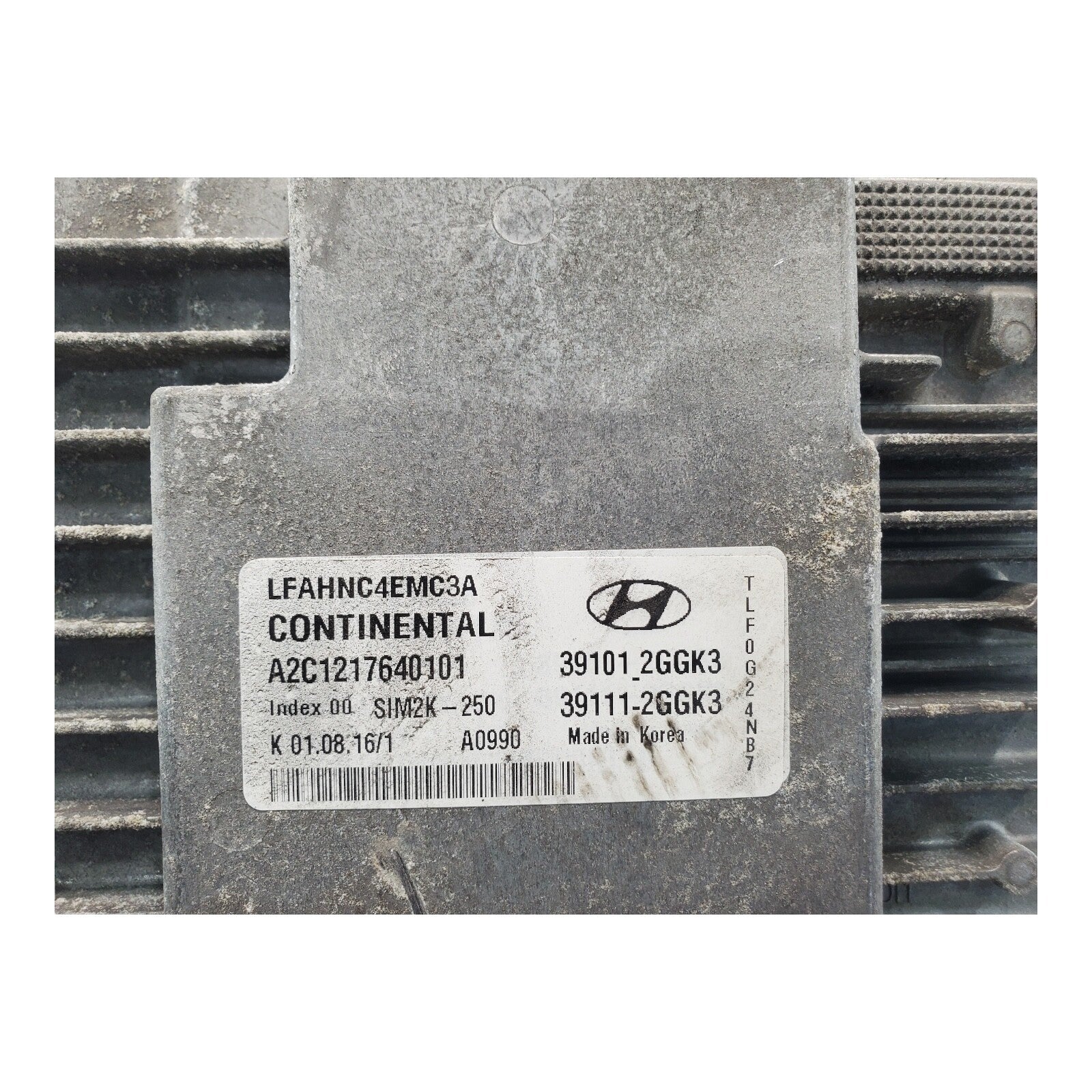 15-17 Hyundai Sonata 2.4L ECM Engine Computer Control Module ECU 39101-2GGK3