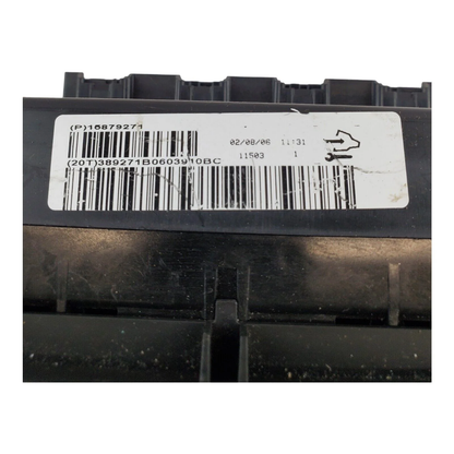 06-10 Chevrolet Impala AC Heat Temp Climate Control Unit 15879271 OEM