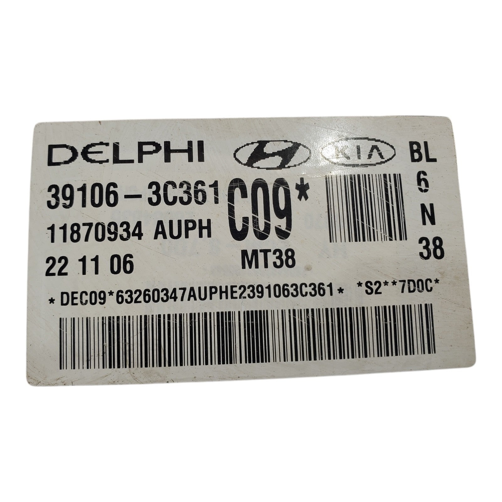 Engine ECM Control Module AT Fits 2007 07 KIA SORENTO 39106-3C361 391063C361