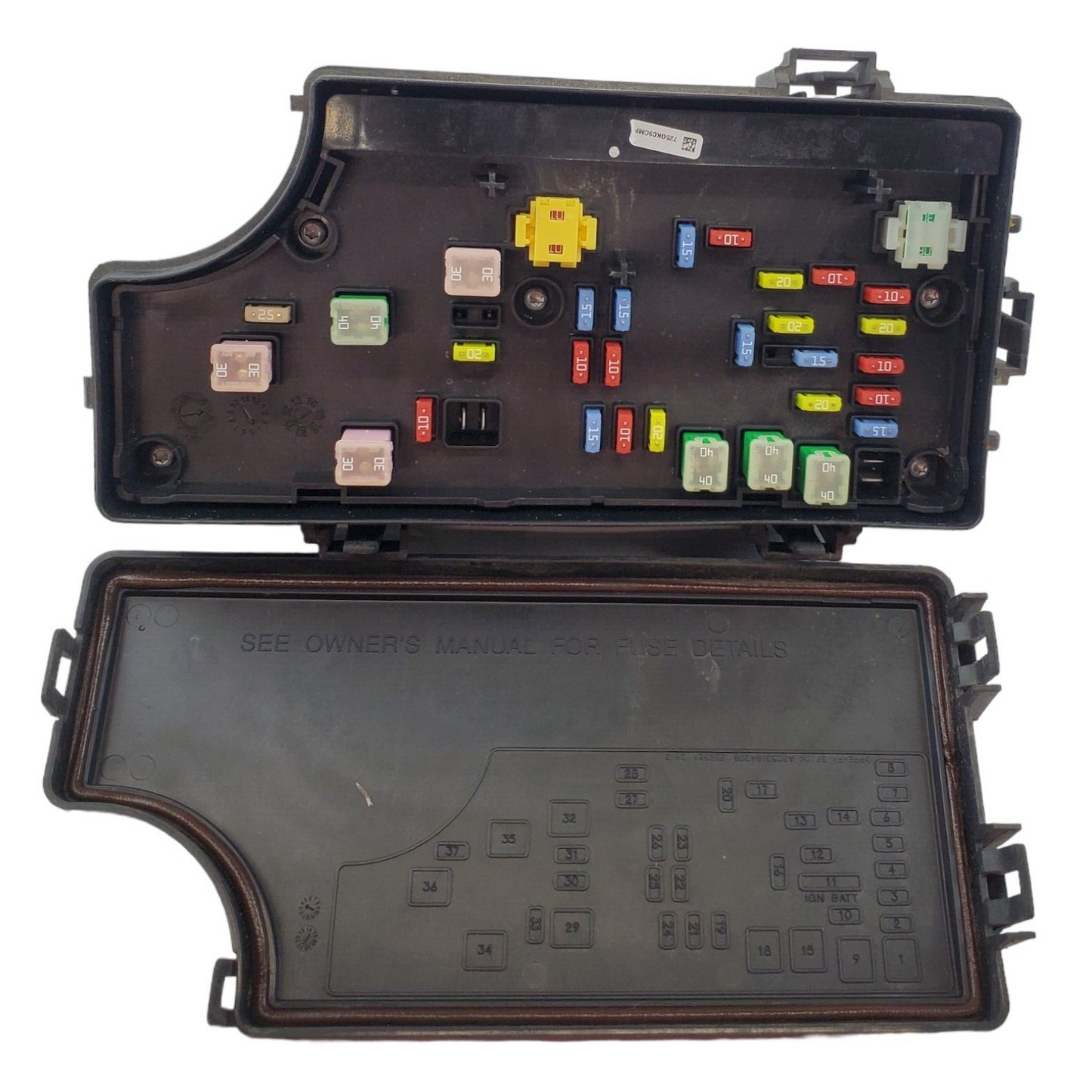 11-14 JEEP COMPASS PATRIOT FUSE BOX RELAY 04692342AD OEM