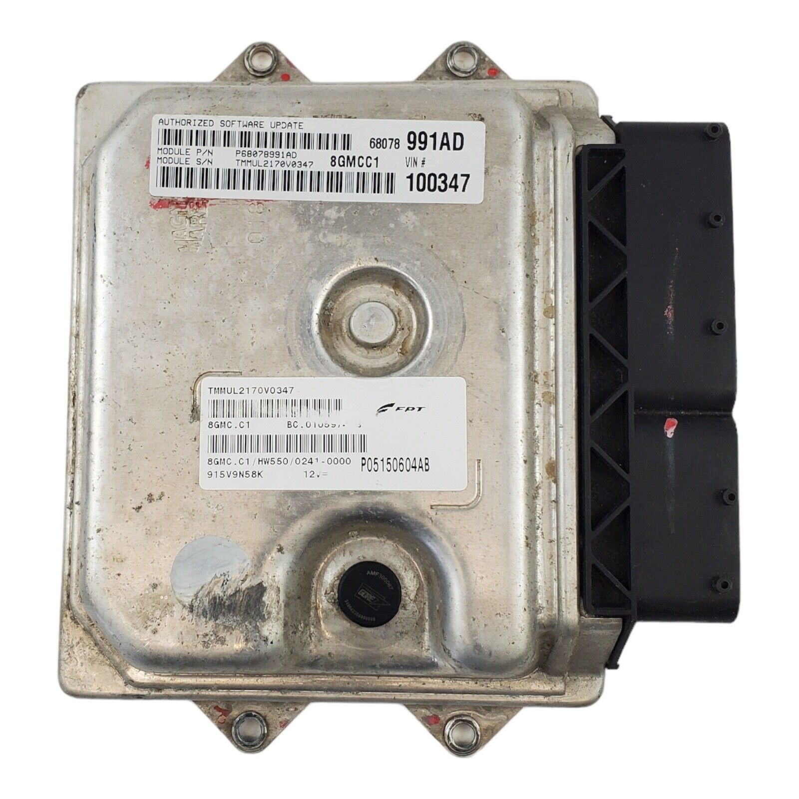 2012-2014 Fiat 500 Engine Computer Ecu Pcm Ecm Pcu Oem P05150604ab VBREV