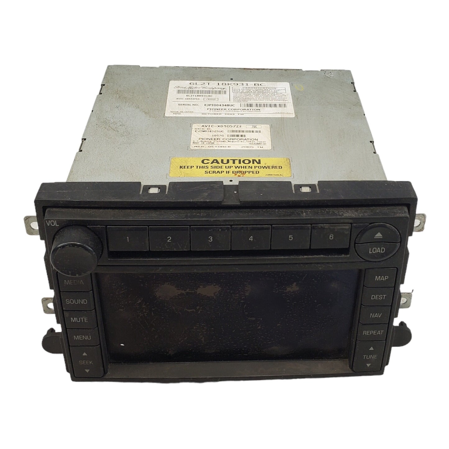 06-09 Ford Explorer Radio CD Navigation Display Screen 6L2T-18K931-BC OEM