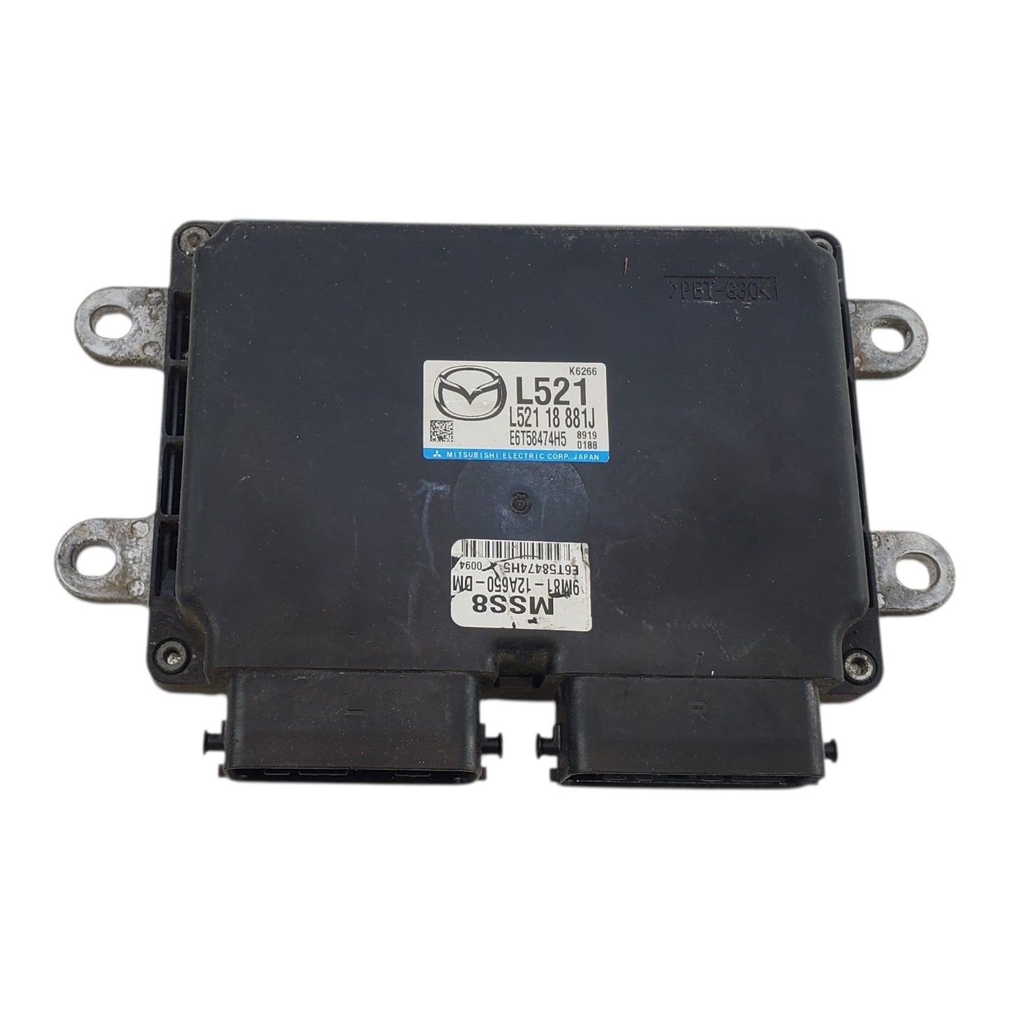 09-10 MAZDA 6 2.5L Computer Engine Control ECU ECM EBX Module PLUGS L52118881J