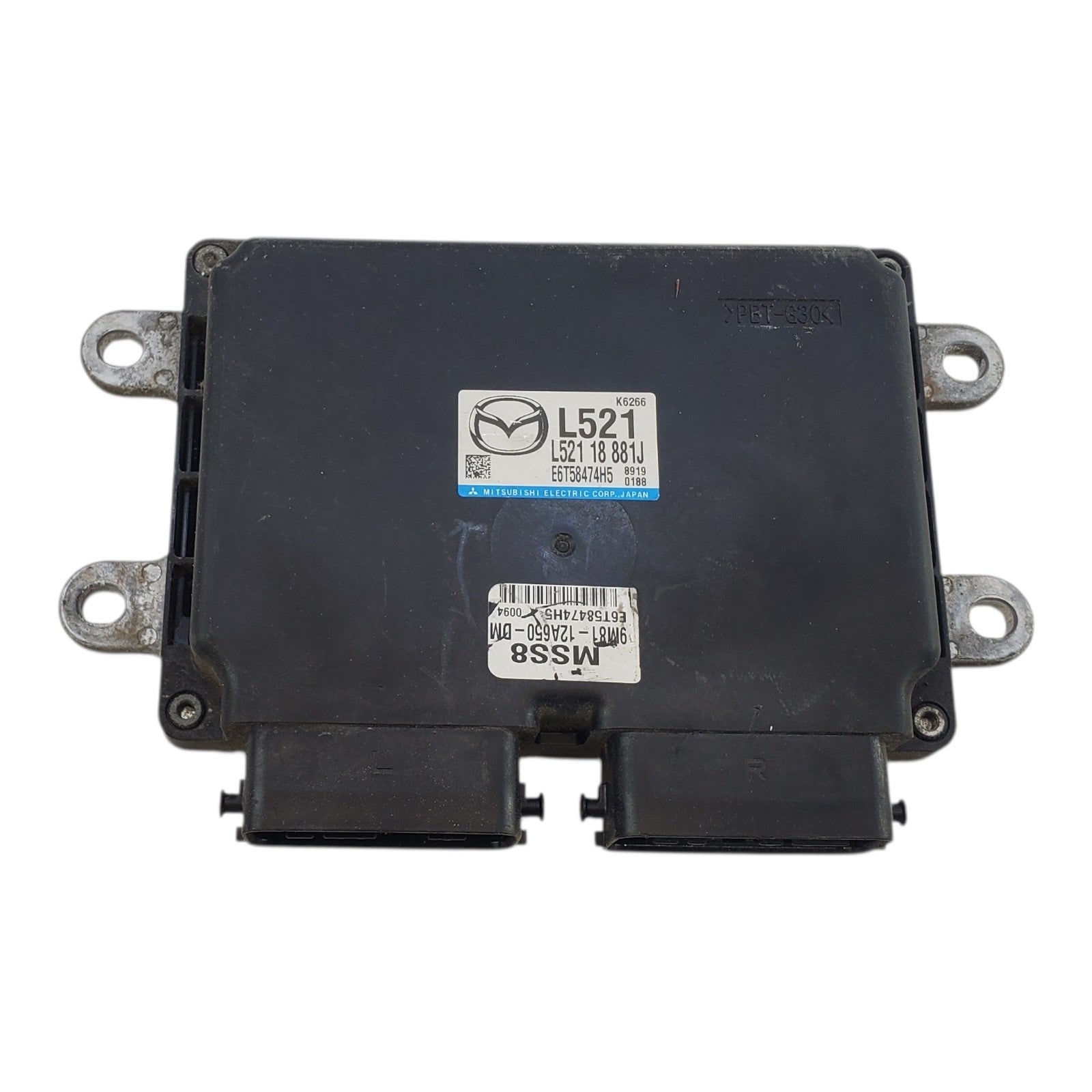 09-10 MAZDA 6 2.5L Computer Engine Control ECU ECM EBX Module PLUGS L52118881J