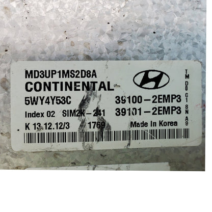 ✅ 2011-2013 Hyundai Elantra Engine Control Module ECM Computer 39100-2EMP3