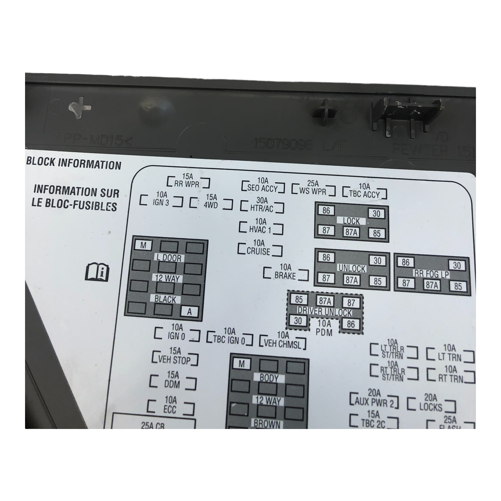 ✅ 2003-2006 Silverado Tahoe Sierra Yukon Interior Dash Fuse Panel Access Cover
