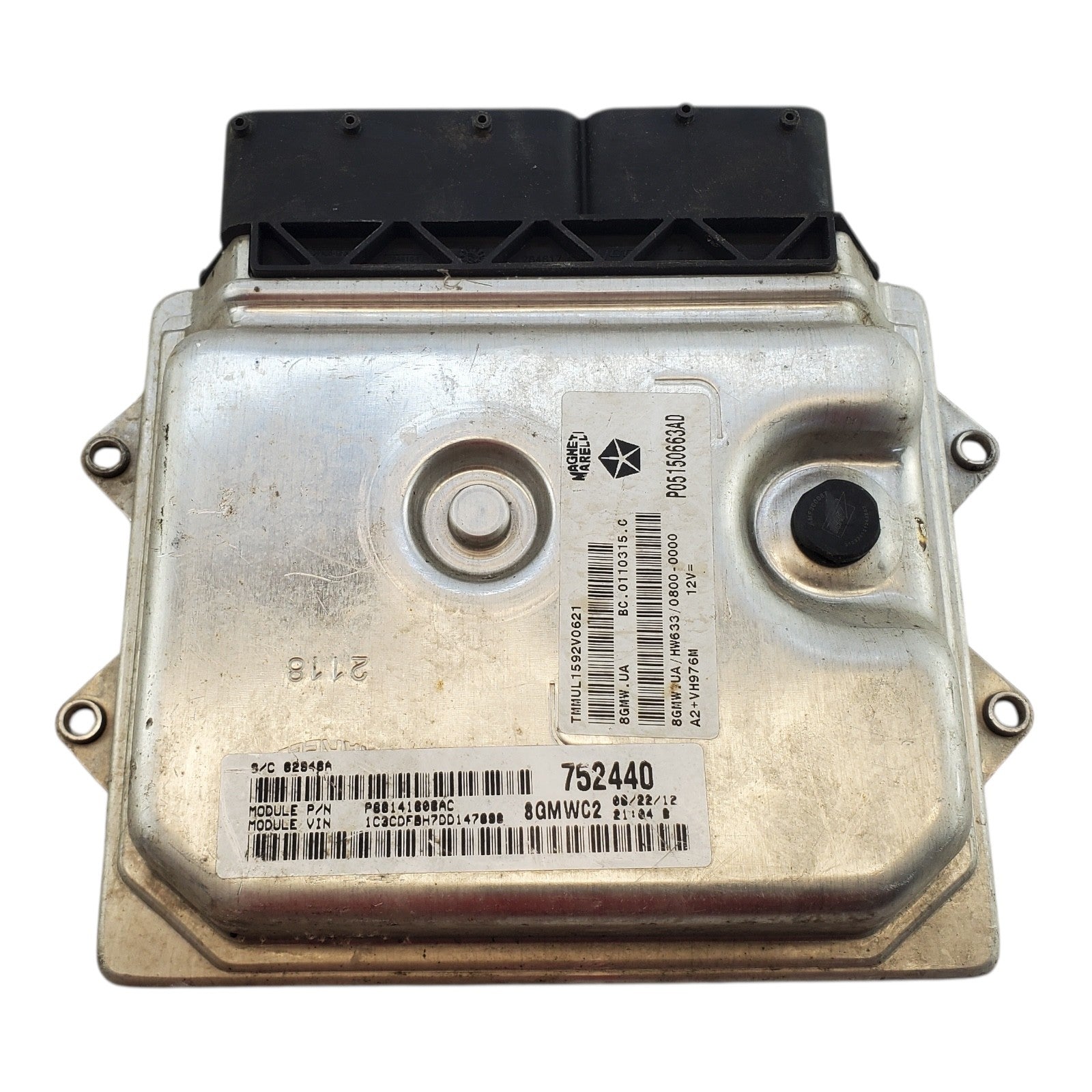2013 Dodge Dart 1.4L ECM Engine Computer Control Module ECU FWD A/T P05150663AD