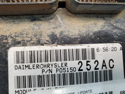 08-10 Dodge Grand Caravan Engine Computer Control Module P05150252AD OEM