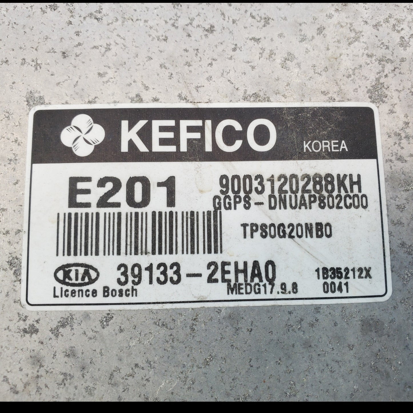 14 15 16 17 Kia Soul 2.0 Engine Control Module Unit ECU ECM OEM 39133-2EHA0