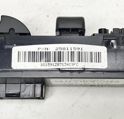 2006-2009 CHEVY TRAILBLAZER PASS FRONT WINDOW/LOCK SWITCH PANEL TAN P/N 25811591