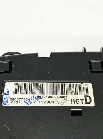 07 Saab 9-7x Speedometer Gauge Cluster 182K 15298115 GM