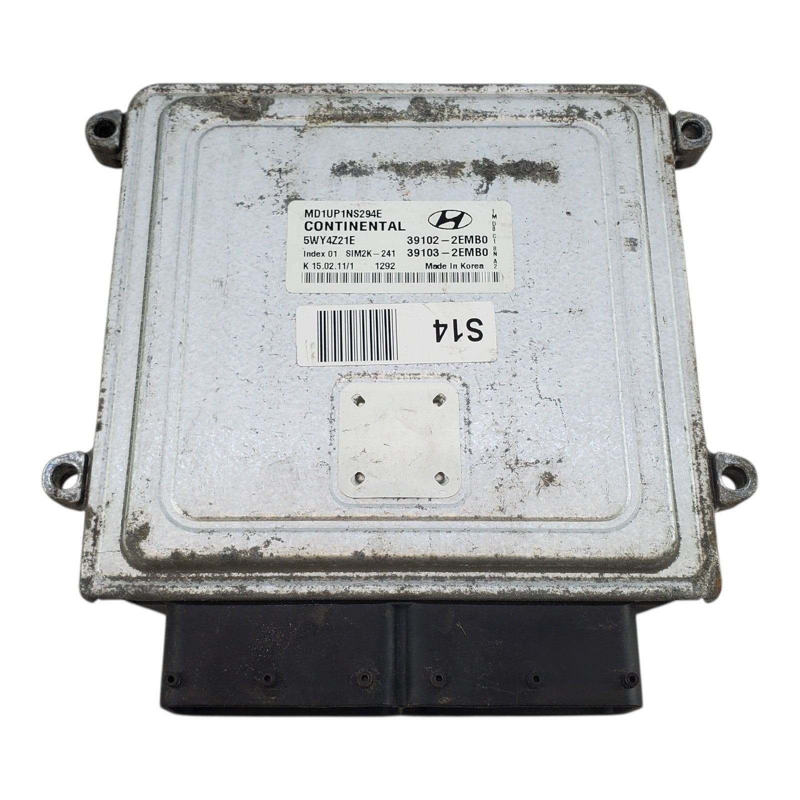 2011 2012 2013 Hyundai Elantra 1.8 Engine Control Module ECU ECM OEM 39102-2EMB0